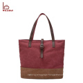 Trendy lady shoulder bag women handbag cotton canvas tote bag